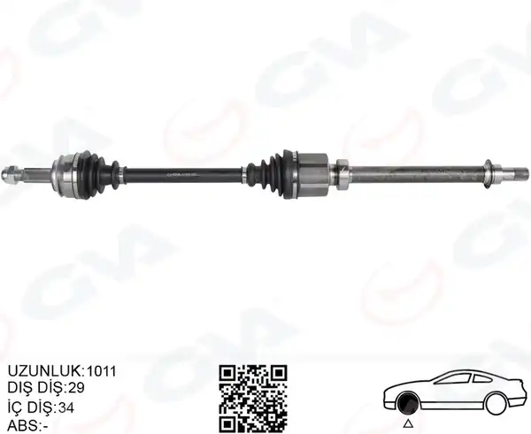 GVA 4419042 | Ön Aks Sağ Renault Kadjar 1 5 dCi A T 15