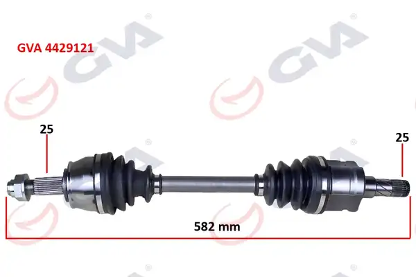 GVA 4429166 | Komple Aks Sol Linea 1 6 Mjt 07 Fiorino 1 3 Mjt A T 08 13 İç Aks Kafali