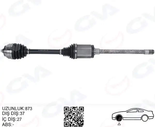 GVA 4499110 | Komple Aks Ön Sağ Otm. Şanz. Bmw F07 F01 F02 F03 F04 Xdrive