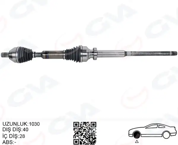 GVA 4499162 | Ön Aks Komple Sağ Volvo Xc60 2 4 D 10 61 Xc60 İ 2 0 T Otom. 09 12 Xc60 İ D3 D4 10 14 Xc60 İ Suv T6 Awd 14