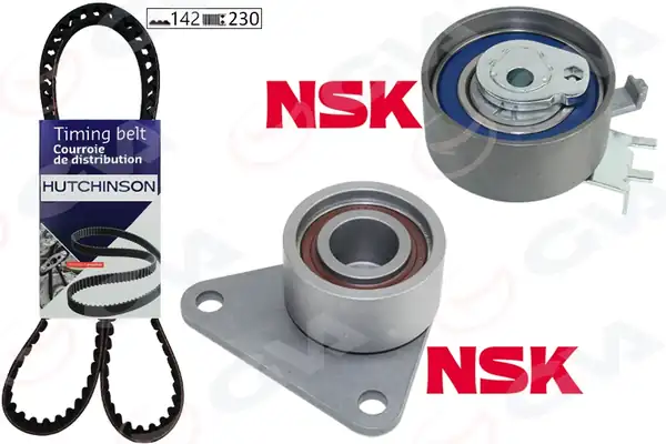 GVA 59T1810H | Eksantrik Gergi Kiti 142x230 Laguna 2 0 16v 95 01 Safrane II 2 0 96 00 Volvo S40 99 04 K015509xs