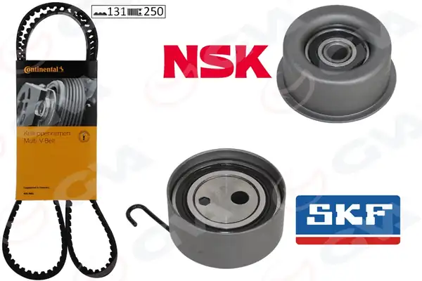 GVA 59T9006 | Eksantrik Gergi Kiti 131x250 Astra G Combo C Corsa C Meriva A 1 7 CDTI Y17dt Z17dth Y17dtl Z17dtl