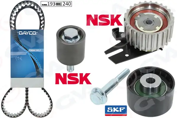 GVA 59T9015 | Eksantrik Gergi Kiti Astra J 10 Insignia A 08 Zafira C 12 2 0 CDTI A Y Z20dt Dtc Dte Dtj Dtr