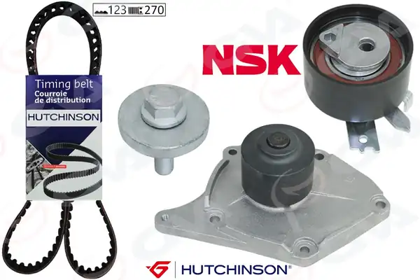 GVA 59WPK1422H-1 | Su Pompalı Triger Seti 123 Dış 27mm Clio II 01 06 Megane II 04 Kango 01 Micra III 04 Duster 10 1 5 dCi K9k Euro 3 Euro 4