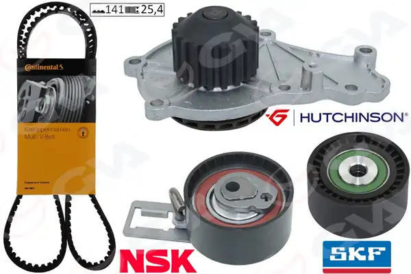 GVA 59WPK4325C | Devirdaimli Eksantrik Gergi Kiti 141 Dış