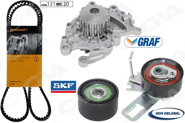 GVA 59WPK4329 | Eksantrik Gergi Kiti Devirdaim li Opel Astra L