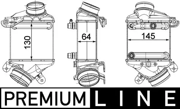 MAHLE CI187000P | Turbo Radyatörü Bmw F10 F01 F15 E70 E71 F11 F12 F13 Premıum Line