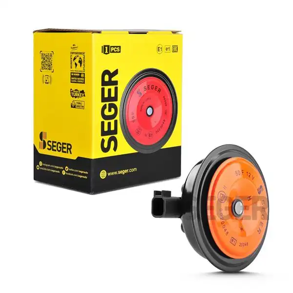 SEGER 50FI12-000-04 | Disk Korna Didit İnce Ses 12v Eski Tip VW Audi Soketli K Jet 2x Soket 1 Adet