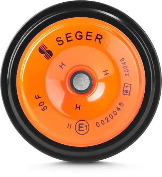 SEGER 50FI2400002-24V | Dı Dit Korna Küçük Kafa İnce Ses 435 Hz Turuncu