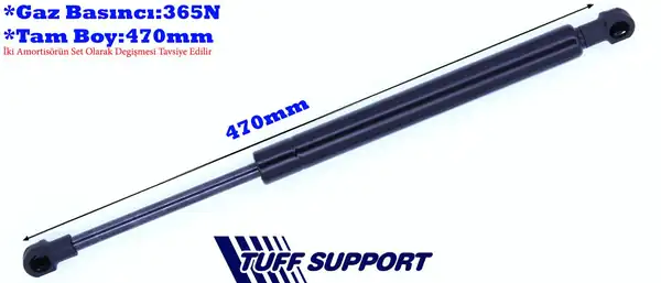 TUFFSUPPORT 612937 | Bagaj Amortisörü 13 Sandero Stepway