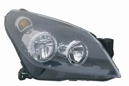 TYC OPL10AS041 | Sağ Far Astra H 03 04 Tanım Gw Elektrikli H7 H1 Siyah