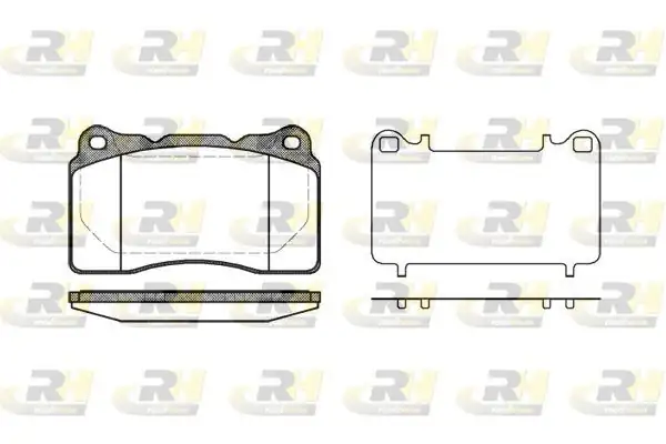 ROADHOUSE 2666.10 | Fren Balatası S60 Sedan 11 00 -