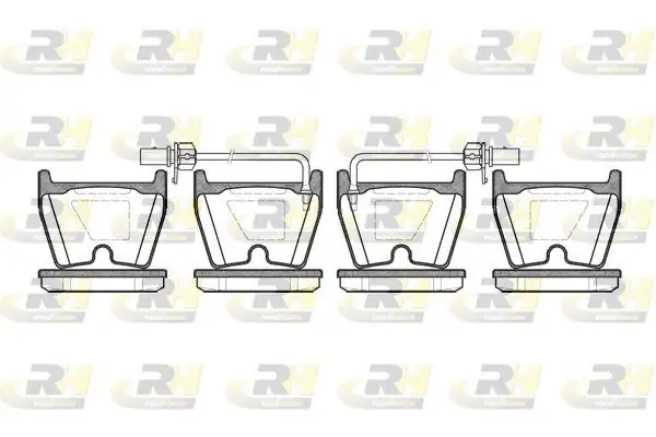 ROADHOUSE 2896.02 | Fren Balatası A4 Berlina 8Ec Avant 8Ed 11 04 -