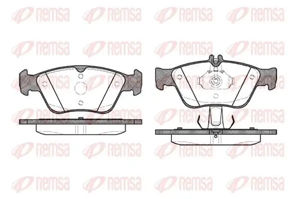 REMSA 0586-10 | Fren Balatası C Class Berlina Coupe T Model W2 Xx