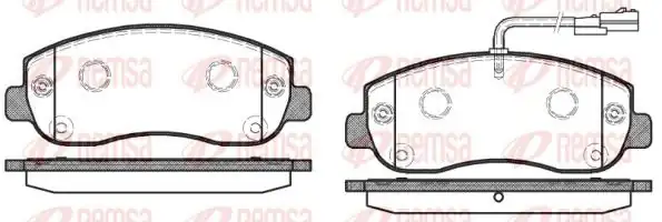 REMSA 1449-01 | Fren Balatası Nv 400 11 11
