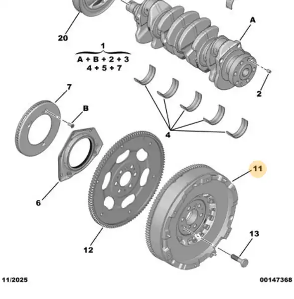 MOPAR Psa 1689839180 Motor Volanı Citroen Peugeot Boxer X250 2 2 Bluehdi Orijinal