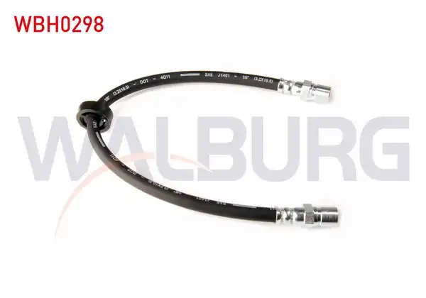 WALBURG WBH0298 | Fren Hortumu Arka Sol Sağ 400mm Seat Ibiza II 2 Adet