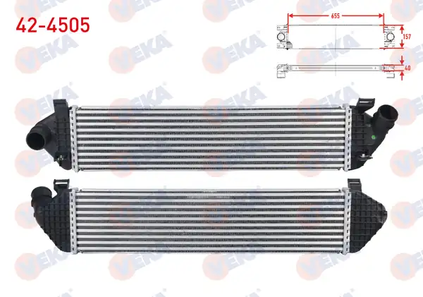 VEKA 42-4505 | Turbo Radyatörü İntercooler Volvo C30