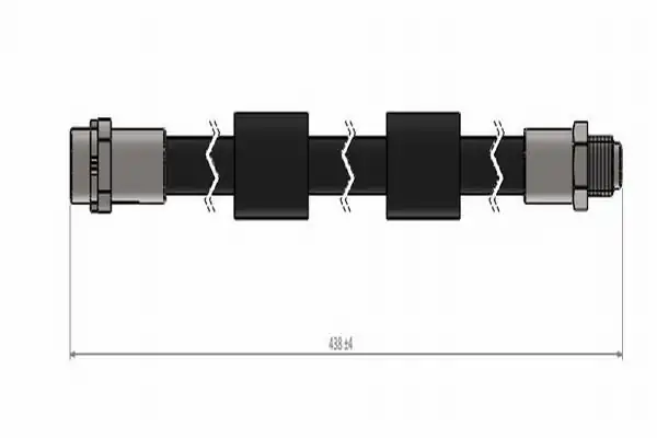 CAVO C900-318 | A Fren Hortumu Ön 96 03 5 Seri E39 410mm 2 Adet