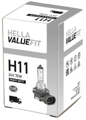 Hella 8gh242632 281 Ampül Sis Farı H11 Halojen 24v 70w Pgj19 2 Daf Mercedes Benz Renault Trucks Volvo