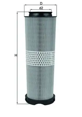 MAHLE LX1020-1 | Hava Filtresi (Om646) C-Class W204 08 > 14 S204 08 > 14 C204 11 >