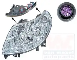 AYFAR 505207 | Far Sol Fiat Ducato Max Peugeot Boxer Citroen Jumper III 2011 2014 7 Pinli