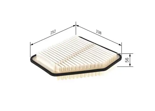 BOSCH F026400188 | Hava Filtresi Toyota Rav4 2.0/2.4/3.5 06-12, Camry 3.5 V6 06-14
