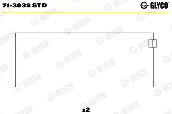 GLYCO 71-3932STD | Kol Yatak Touareg 4 2 V8 Axq