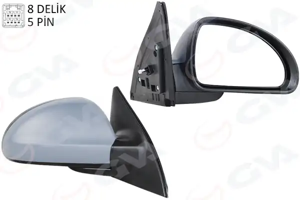 GVA 1091148 | Dış Dikiz Ayna Sağ Elektrikli Isıtmalı Astarlı Konveks Dış Bukey Kia Ceed 5 Kapı 06 09