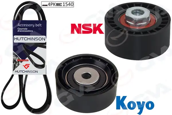 GVA 59A1415 | Alternatör Gergi Kiti Clio II Symbol II Logan Sandero 1 2 16v D7f D4f