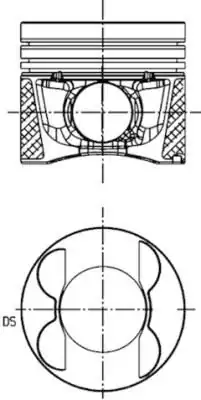 KOLBENSCHMIDT 40095630 | Piston Om642 0 50 83 51mm