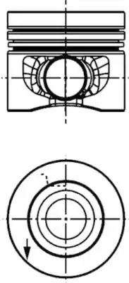 KOLBENSCHMIDT 40353600 | Piston Segman Std Golf VI Passat Caddy Crafter A4 A5 A6 2 0 TDI CGLC 4 Adet