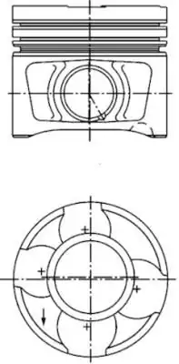 KOLBENSCHMIDT 40356620 | Piston Segman 0 50 Golf V 04 14 Jetta 04 14 Touran 04 14 A3 04 14 2 0 TDI Azv Bkd 4 Adet
