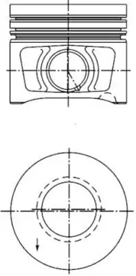 KOLBENSCHMIDT 40387600 | Piston Segman Adet Std Psst V Jtt A4 A6 2 0 TDI Bmn Blb Bma Bkp BRE Bkd 81 Pim 26