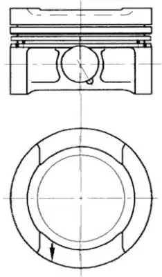 KOLBENSCHMIDT 94503720 | Piston Segman 81 51mm Golf IV Polo 1 6 8v AKL Uyumlu