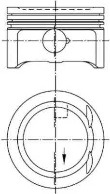 KOLBENSCHMIDT 94953600 | Piston Segman Std M111 9 90 91mm W202 95 00 C208 00 02 W210 95 97 R170 96 00