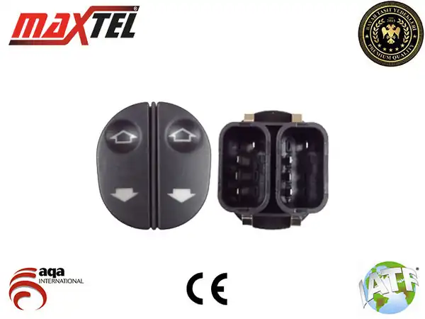 MAXTEL 18202041 | Cam Açma Kumanda Anahtarı Ön Sol Connect 02 Fiesta 01 08 Fusion 04 Ford Ka Street 96 08