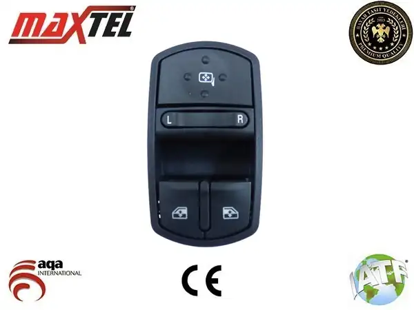 MAXTEL 18207521 | Cam Açma Anahtarı İkili Sol Ön Corsa D