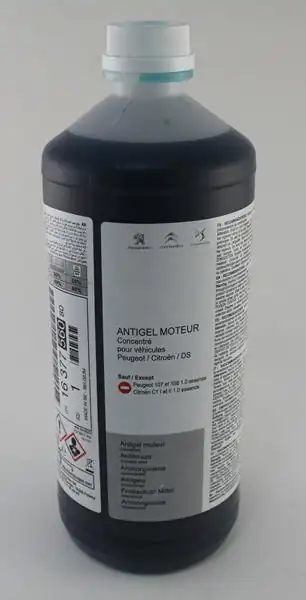 MOPAR Psa 1637756080 Antifiriz Mavi 38 1 Litre Citroen B M 00 9 Adet