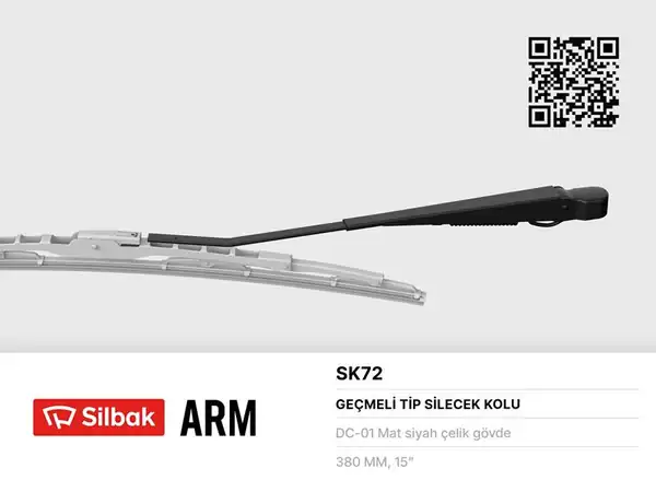 SİLBAK SK72 | Silecek Kolu Ön Lada Samara 2 Adet
