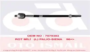 SİSMAK 111112 | Rot Mili Sol Palio 97 03 Siena Albea Strada 96 2 Adet