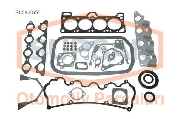 Supsan S0080077 Motor Takım Contası Keçeli Hyundai Accent 1 3 12v 95 00 G4eh