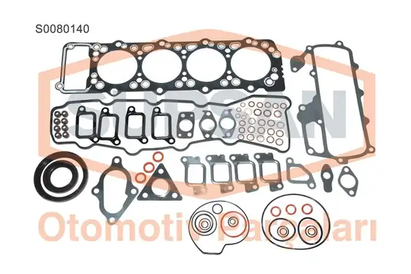Supsan S0080140 Tam Takım Conta Mitsubishi Canter Fuso Pajero 4m40 4m40t Fe511 Fe531