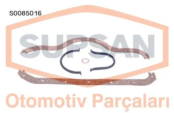 Supsan S0085016 Conta Karter Kaucuklu Mantar Ve Lastik Renault R9 R19 R12 Megane Clio Kango 1 4
