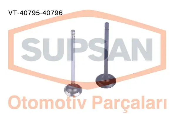 Supsan Vt4079540796 Takım Subap 16v Mitsubishi L200 25 Dı 16v 4d56hp Kb4t
