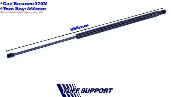 TUFFSUPPORT 610087 | Bagaj Amortisörü Fiat Doblo 01