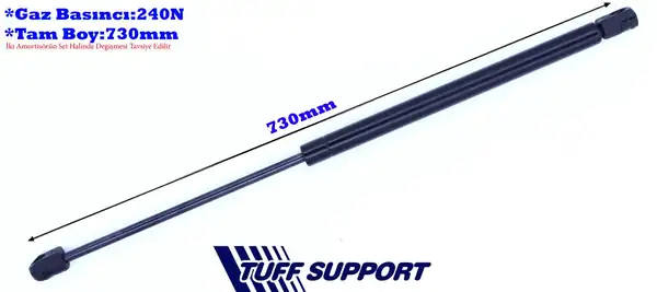 TUFFSUPPORT 610250 | Motor Kaput Amortisörü 04 06 Golf V Jetta III