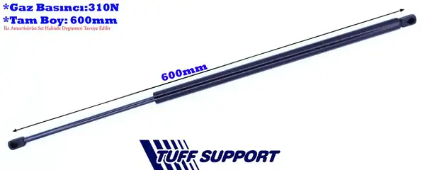 TUFFSUPPORT 611249 | Bagaj Amortisörü Peugeot 106 İ 91 96 1897510