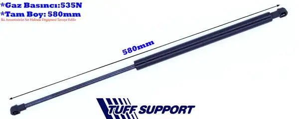 TUFFSUPPORT 611418 | Bagaj Amortisörü 206 Stw 206 Sw 02