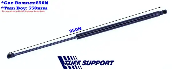 TUFFSUPPORT 611825 | Bagaj Amortisörü 00 Transit Gazlı